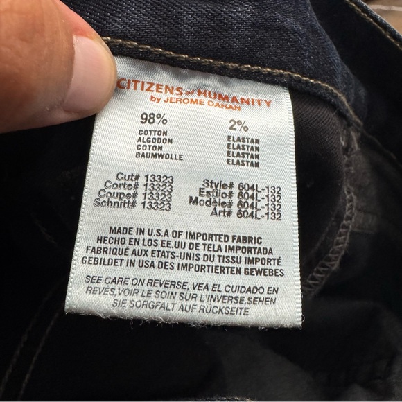 Citizens Of Humanity Sid Straight Leg In Suite Wash SZ 32 - Picture 5 of 5